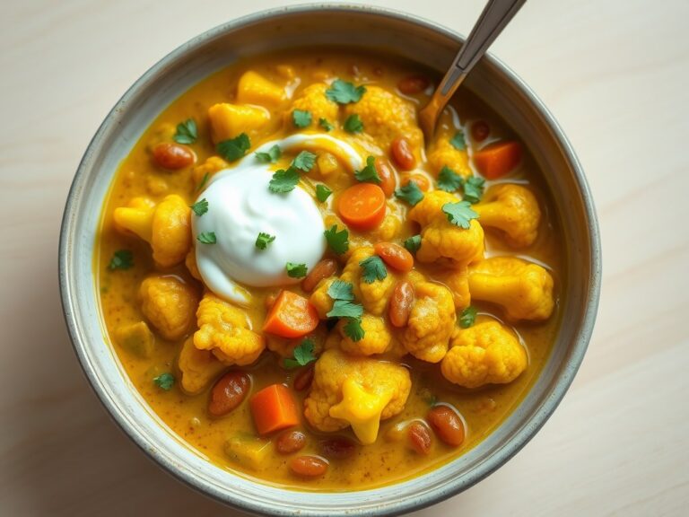 Bloemkool – linzen curry
