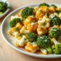 Bloemkool en broccoli met kruidensaus
