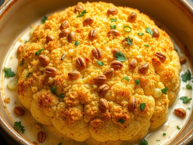 Bloemkool met hazelnoot (oven)