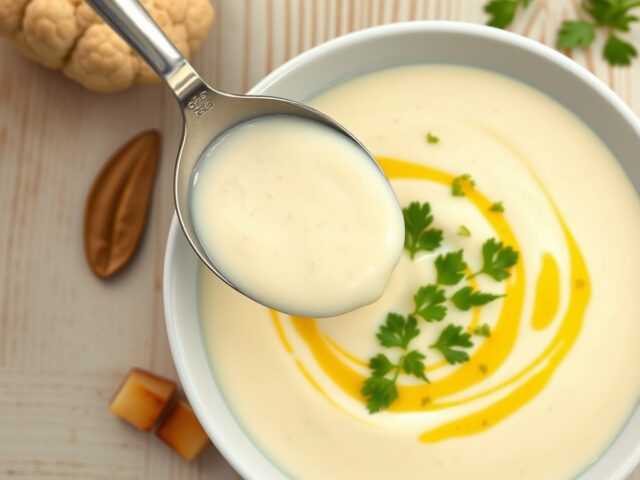 Bloemkoolsoep (Vet- en Glutenvrij, Veganistisch)