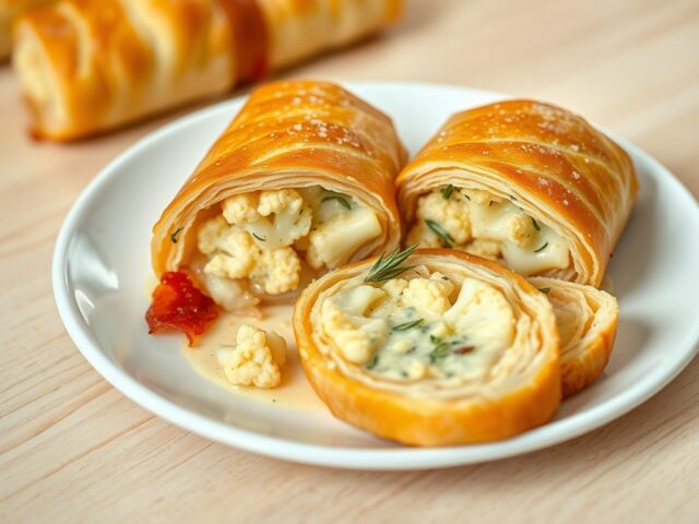 Bloemkoolstrudel