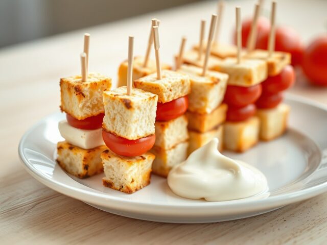 Blokjesbrochettes