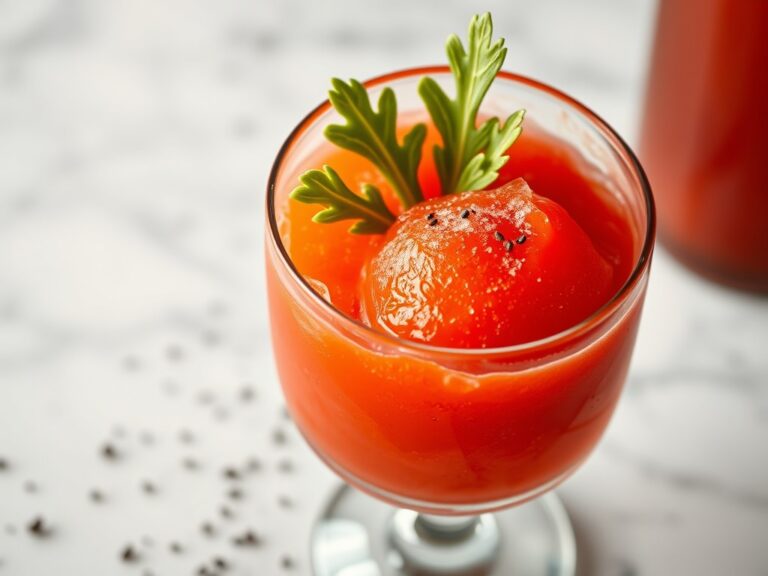 Bloody Mary Sorbet