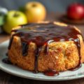 Boerencake met Appel en Chocoladeglazuur