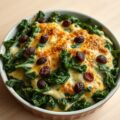 Boerenkool gegratineerd en kwark