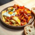 Boerenomelet piperade
