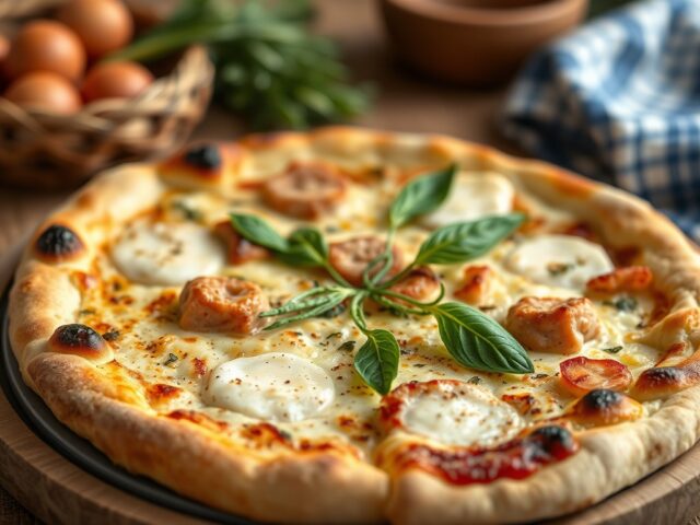 Boerenpizza (pizza rustica)