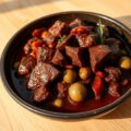 Boeuf Beukignon-stoofvlees met veel lekkers