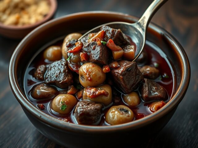 Boeuf bourguignonne