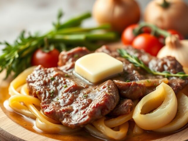 Boeuf marinière — AI-gegenereerde illustratie