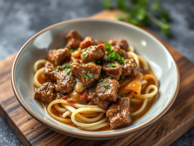 Boeuf Stroganoff