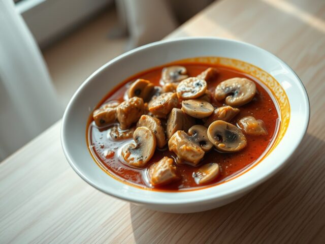 Boeuf Stroganoff uit de Slow Cooker