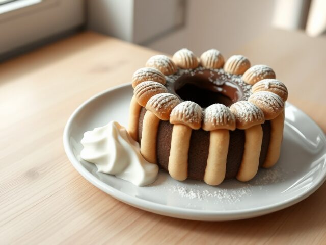 Bolletje Charlotte met chocolademousse