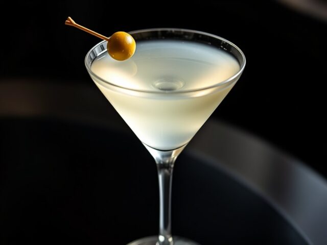 Bombay sapphire martini