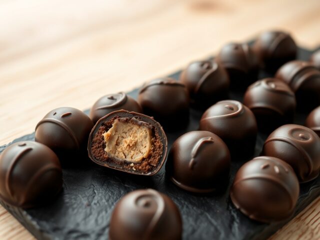 Bonbons met gembervulling