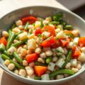 Bonte bonensalade