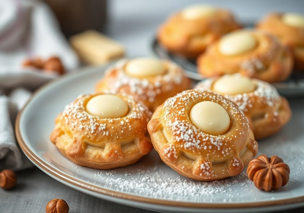Borrelkoekjes, AI-gegenereerde illustratie