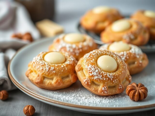 Borrelkoekjes — AI-gegenereerde illustratie