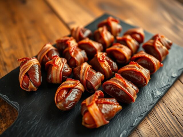 Borrelpalet: gevulde dadels