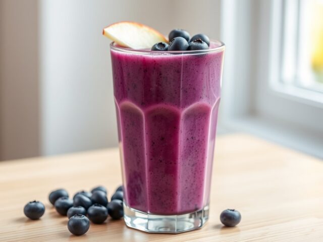 Bosbessen smoothie