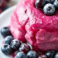 Bosbessensorbet