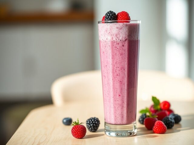 Bosvruchten-yoghurtshake
