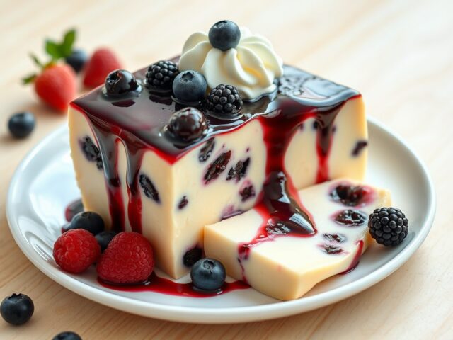 Bosvruchtenparfait