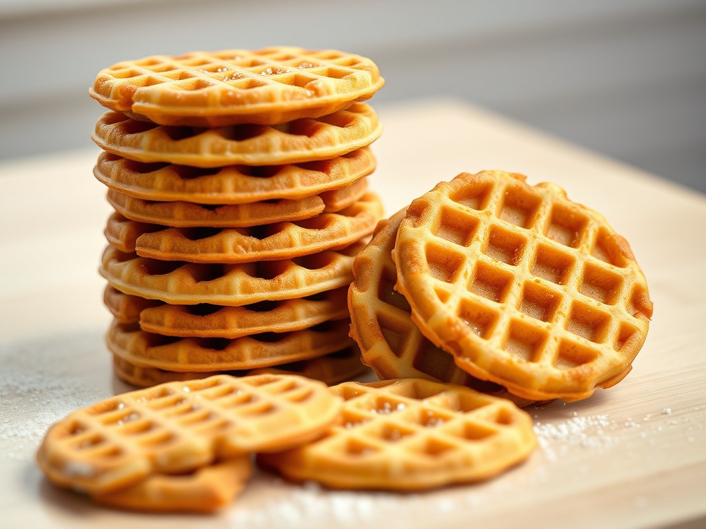 Boterwafels, AI-gegenereerde illustratie