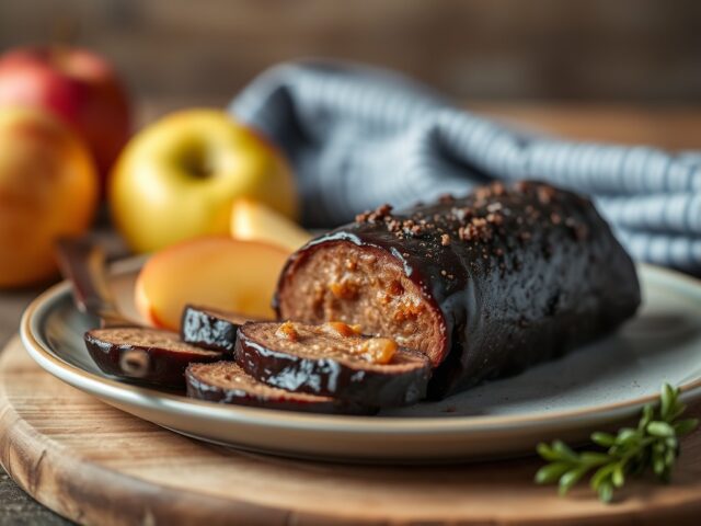 Boudin noir met appeltjes: