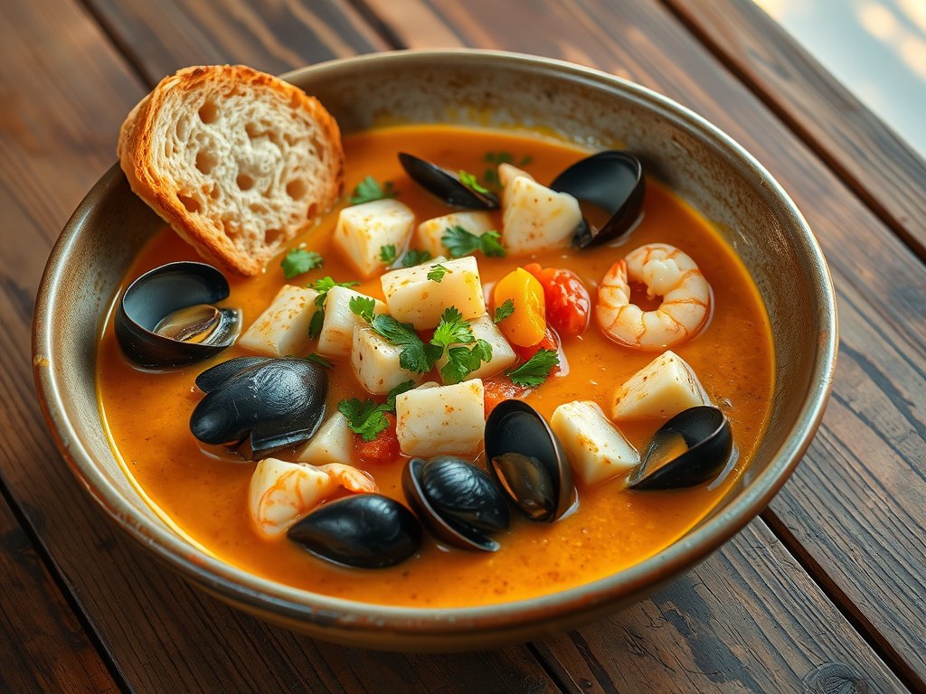Bouillabaise, AI-gegenereerde illustratie