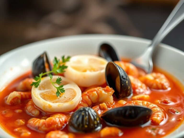 Bouillabaisse met rode poon
