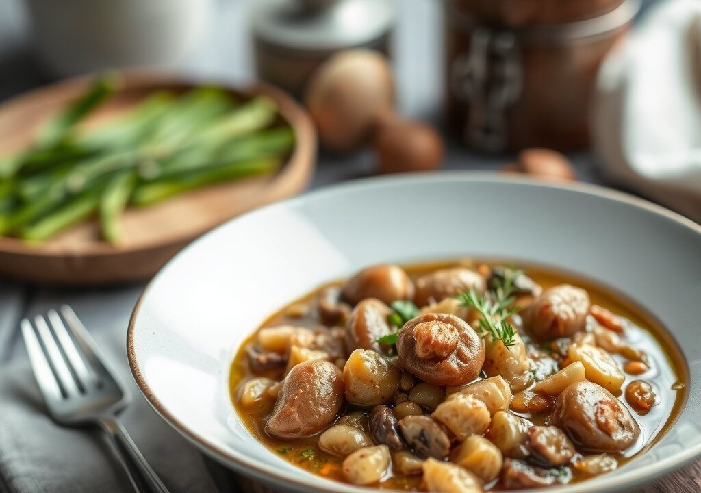 Bourgondische stoofpot, AI-gegenereerde illustratie