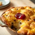 Bread and butterpudding van paasbrood