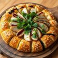 Breekbloembrood met gegrilde kip en honing