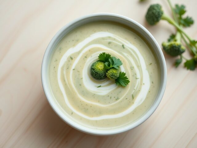Broccoli-bloemkoolvelouté