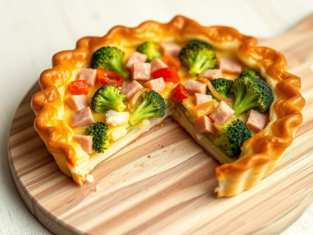 Broccoli-ham-taart