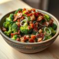 Broccolisalade met warme vinaigrette