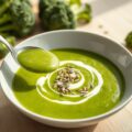 Broccolisoep met hennepzaad