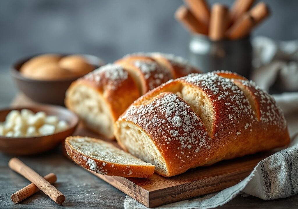 Brood bakken — AI-gegenereerde illustratie