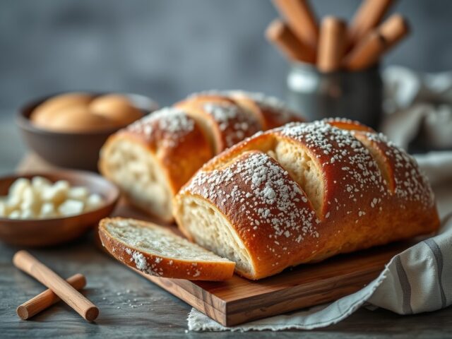Brood bakken — AI-gegenereerde illustratie