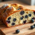 Brood met bosbessen en witte chocolade