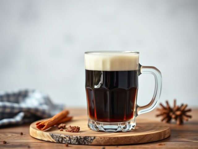 Broodje bruin bier — AI-gegenereerde illustratie