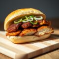 Broodje cajun kipfilet