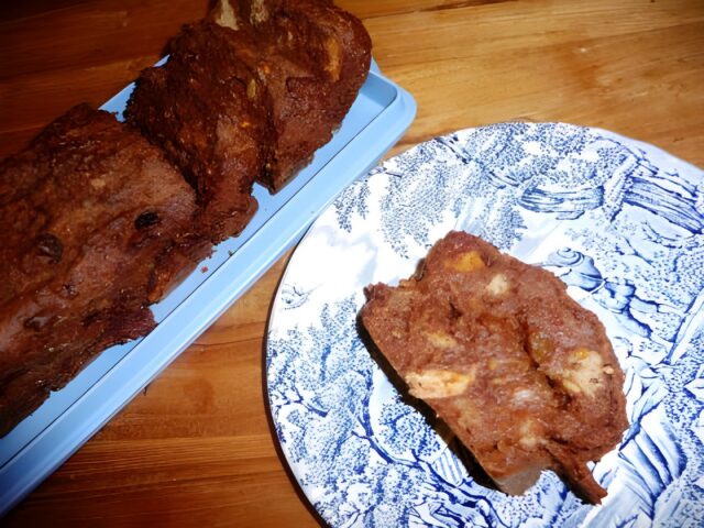 Broodpudding met boerenjongens en chocola