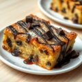 Broodpudding met chocolade