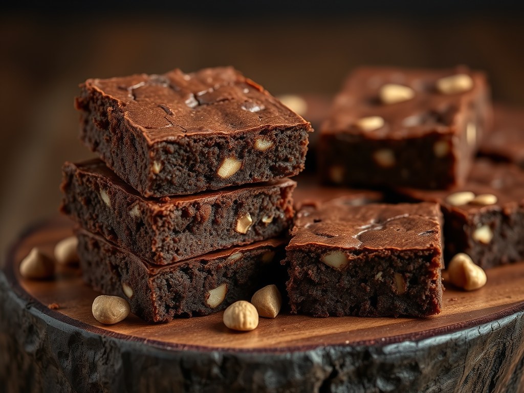 Brownies, AI-gegenereerde illustratie