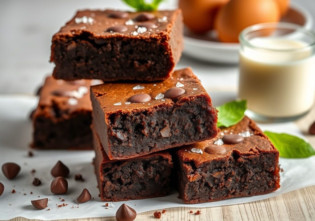 Brownies, AI-gegenereerde illustratie