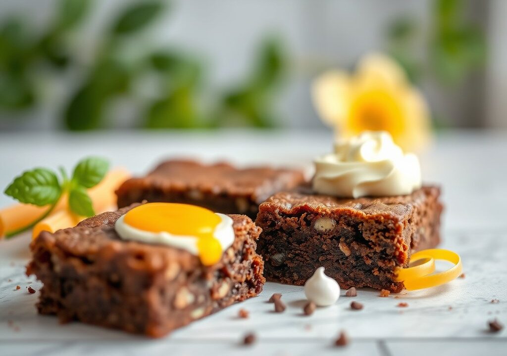 Brownies, AI-gegenereerde illustratie