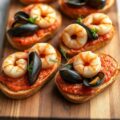 Bruchetta met vis