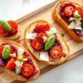 Bruschette met biet en tomaat